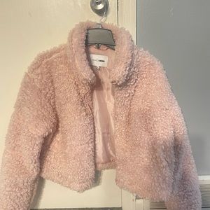 FASHION NOVA PINK PUFFER COAT-   XL